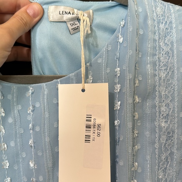 NWT blue lace Lena & Lou dress - Picture 3 of 4